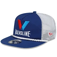 Men's New Era Royal/White Kyle Larson Golfer Snapback Adjustable Hat