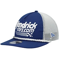 Men's New Era Royal/White Kyle Larson Golfer Snapback Hat