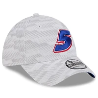 Casquette blanche Kyle Larson 39THIRTY Graded Flex de New Era pour homme