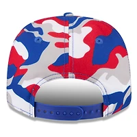 Men's New Era White Kyle Larson Patriotic Camo 9SEVENTY Stretch-Snap Hat