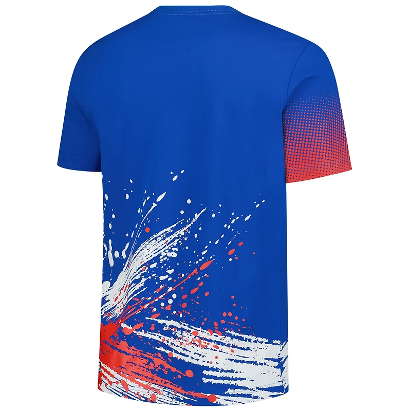 Men's Starter Royal Kyle Larson Touchdown Extreme T-Shirt