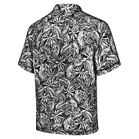 Men's Tommy Bahama Black Kyle Larson Sport Tropical Score IslandZone Polo