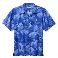 Chemise boutonnée Tommy Bahama Blue Kyle Larson Coast Nuevo Fronds IslandZone pour homme
