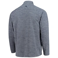 Men's Tommy Bahama Navy Kyle Larson Play Action Raglan Half-Zip Jacket