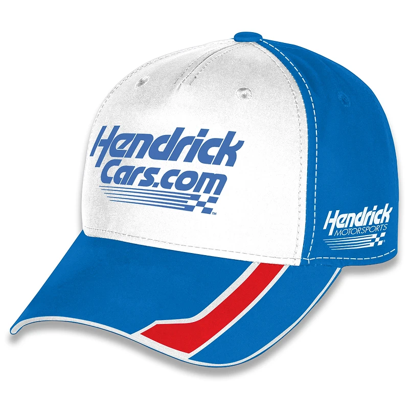 Casquette ajustable unisexe à damier bleu Kyle Larson HendrickCars.com