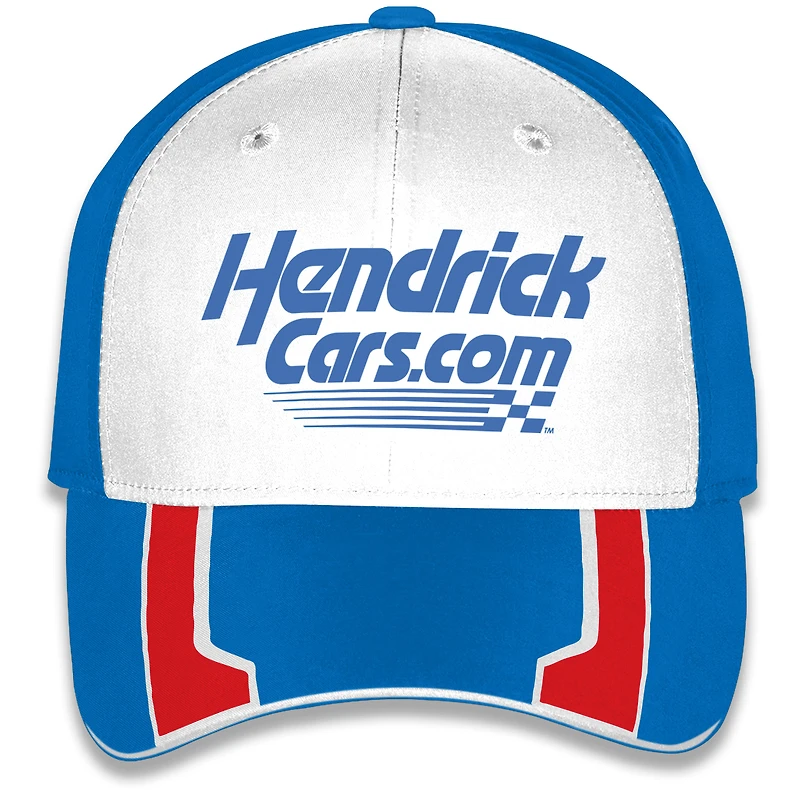 Casquette ajustable unisexe à damier bleu Kyle Larson HendrickCars.com