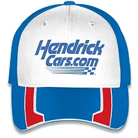 Casquette ajustable unisexe à damier bleu Kyle Larson HendrickCars.com