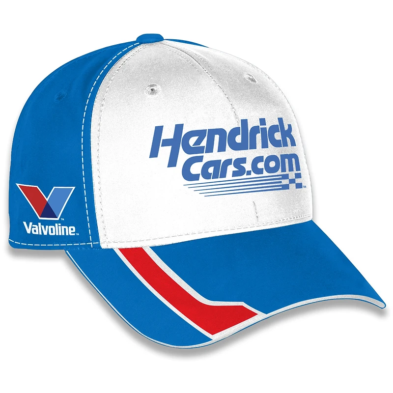 Casquette ajustable unisexe à damier bleu Kyle Larson HendrickCars.com