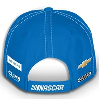 Casquette ajustable unisexe à damier bleu Kyle Larson HendrickCars.com