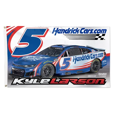 Drapeau de luxe simple face WinCraft Kyle Larson 91 x 152 cm