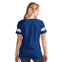 T-shirt à col en V pour femmes G-III 4Her par Carl Banks Royal Kyle Larson, premier choix du champion de la NASCAR Cup Series 2025