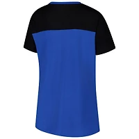 T-shirt à couleurs contrastées G-III 4Her by Carl Banks Royal Kyle Larson Cheer pour femme