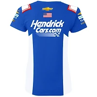 T-shirt uniforme bleu Kyle Larson de la collection Hendrick Motorsports Team pour femmes HendrickCars.com