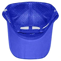 Youth Checkered Flag Sports Blue Kyle Larson HendrickCars.com Flame Trucker Adjustable Hat