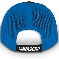 Youth Checkered Flag Sports Blue Kyle Larson HendrickCars.com Trucker Adjustable Hat