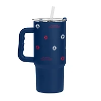 LA Clippers 24oz Gobelet avec revêtement en poudre Step and Repeat