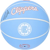 Ballon de basket-ball de collection Wilson City Edition 2023-24 autographié par James Harden LA Clippers