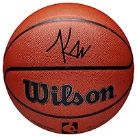 Ballon de basketball intérieur/extérieur Wilson Authentic Series autographié par Keaton Wagler des LA Clippers