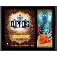 LA Clippers 12'' x 15'' Sublimated Team Logo Plaque