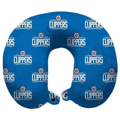 LA Clippers Polyester-Fill Travel Pillow