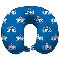 LA Clippers Polyester-Fill Travel Pillow