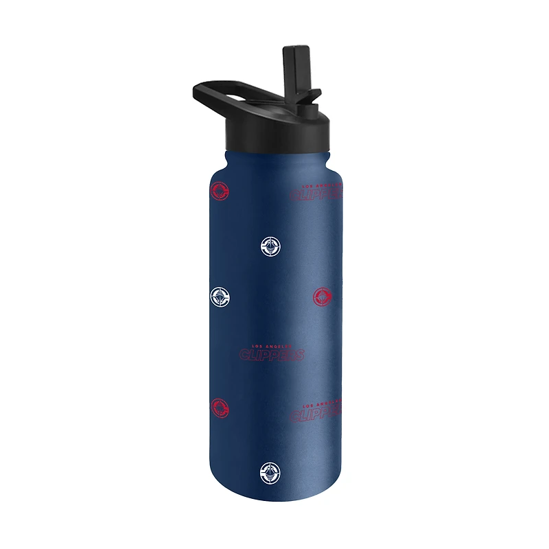 Logo Brands LA Clippers 34oz. Steep and Repeat Quencher Bottle