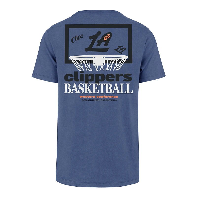 Men's '47  Blue LA Clippers City Edition Backboard T-Shirt