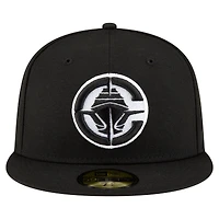 NWE CLIPRS BLACK NEW NBA AND WHITE STK 59FIFTY HATMENHIC