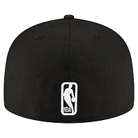 NWE CLIPRS BLACK NEW NBA AND WHITE STK 59FIFTY HATMENHIC