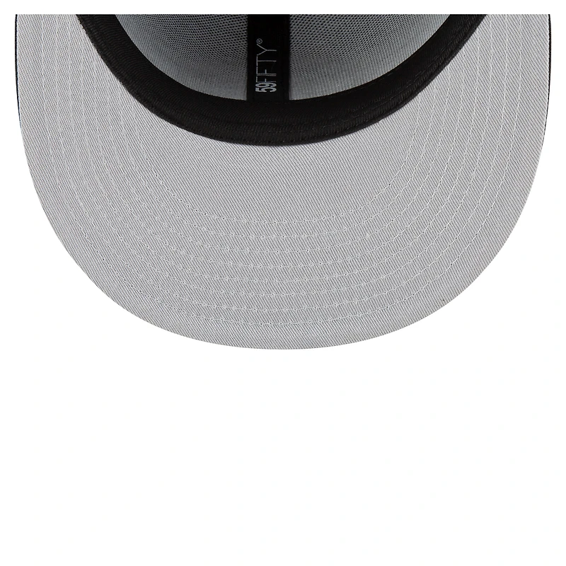 NWE CLIPRS BLACK NEW NBA AND WHITE STK 59FIFTY HATMENHIC