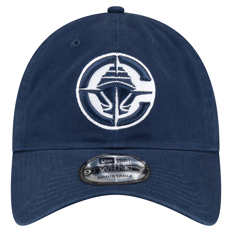 Men's New Era  Navy LA Clippers 9TWENTY 2.0 Adjustable Hat
