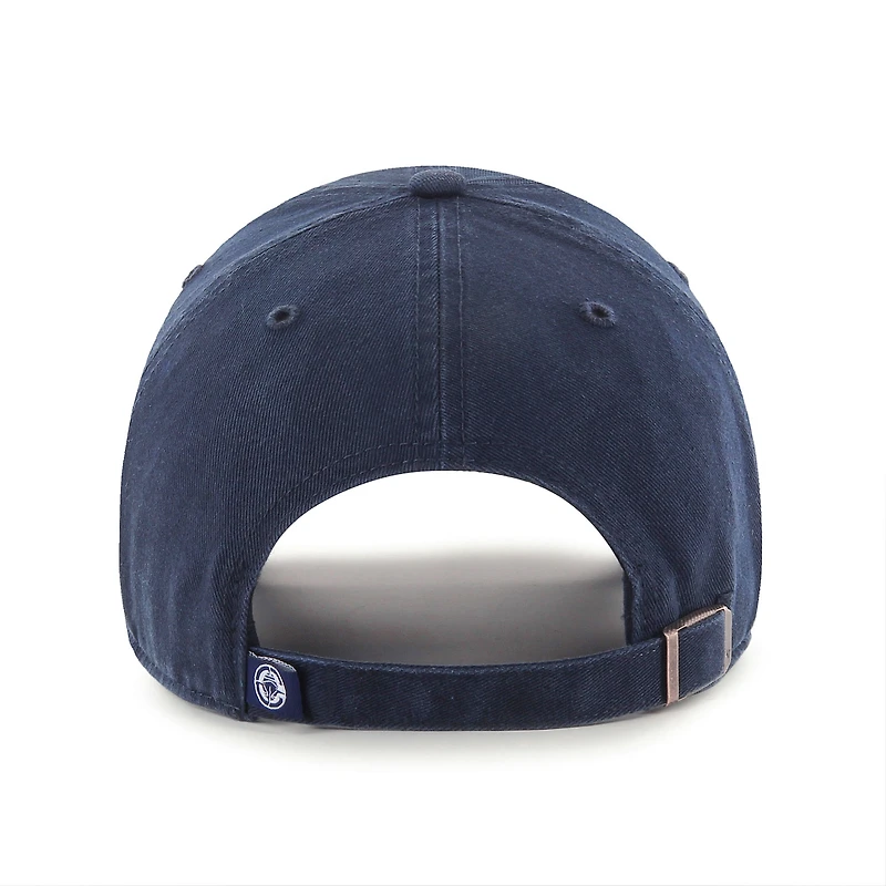 Men's '47 Navy LA Clippers Core Logo Clean Up Adjustable Hat