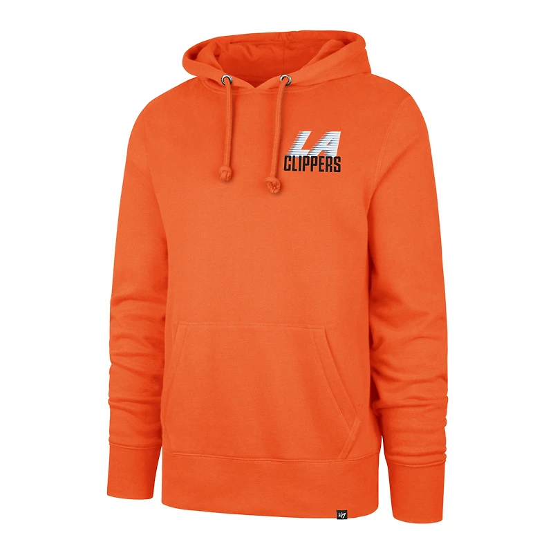 Men's '47 Orange LA Clippers 2025/26 City Edition Jab Step Headline Hoodie