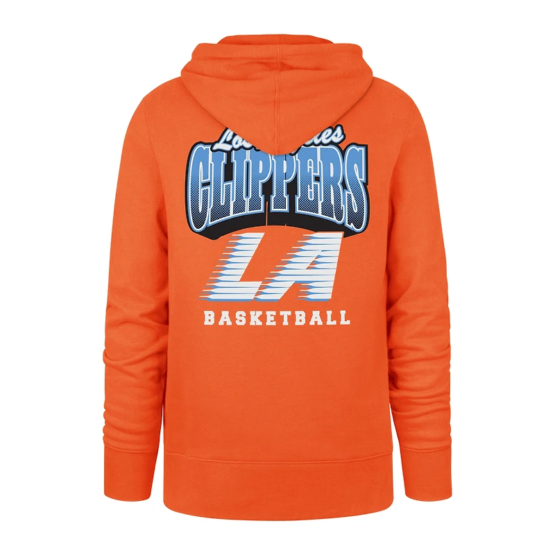 Men's '47 Orange LA Clippers 2025/26 City Edition Jab Step Headline Hoodie