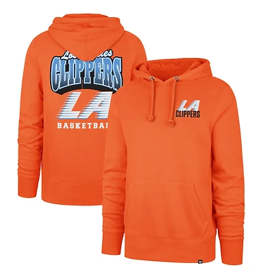 Men's '47 Orange LA Clippers 2025/26 City Edition Jab Step Headline Hoodie