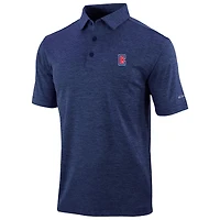 Men's Columbia Navy LA Clippers Omni-Wick Set II Polo