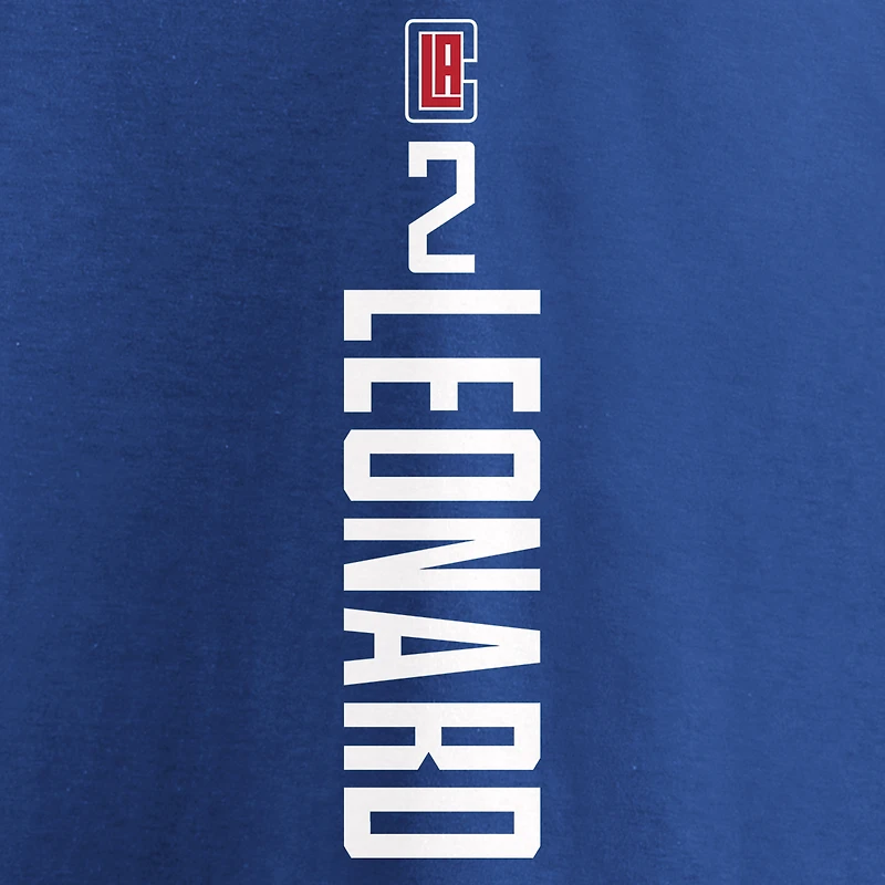 Men's Fanatics Kawhi Leonard Blue LA Clippers Playmaker Name & Number T-Shirt