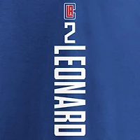Men's Fanatics Kawhi Leonard Blue LA Clippers Playmaker Name & Number T-Shirt