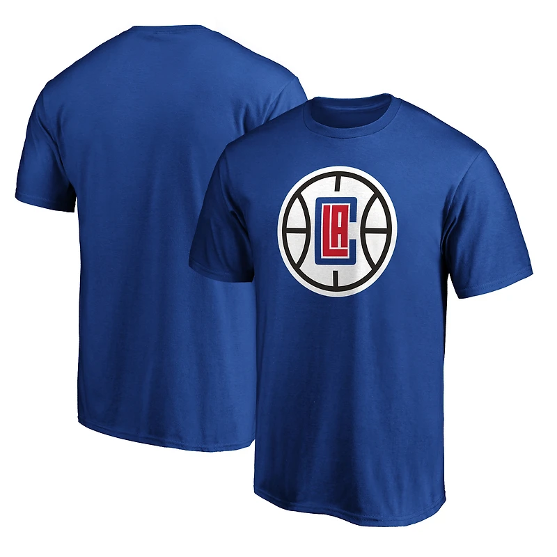 T-shirt Fanatics Royal LA Clippers pour homme avec logo principal de l'équipe