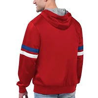 Veste à capuche entièrement zippée G-III Sports by Carl Banks pour hommes, rouge, LA Clippers Contender