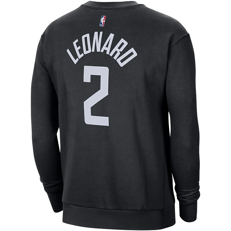 Sweat-shirt Jordan Brand Kawhi Leonard pour hommes, noir, LA Clippers, déclaration nom et numéro