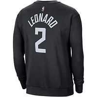 Sweat-shirt Jordan Brand Kawhi Leonard pour hommes, noir, LA Clippers, déclaration nom et numéro