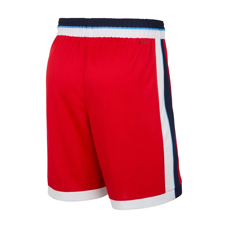 Short de performance Jordan Brand rouge LA Clippers 2024/25 Statement Edition Swingman pour homme