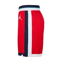 Short de performance Jordan Brand rouge LA Clippers 2024/25 Statement Edition Swingman pour homme