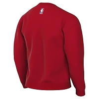 Sweat-shirt Jordan Brand rouge LA Clippers Statement Edition pour homme