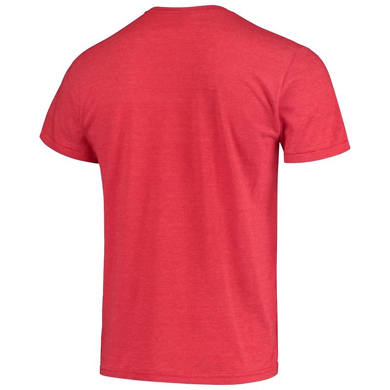 T-shirt à trois mélanges Caricature Kawhi Leonard LA Clippers rouge pour homme