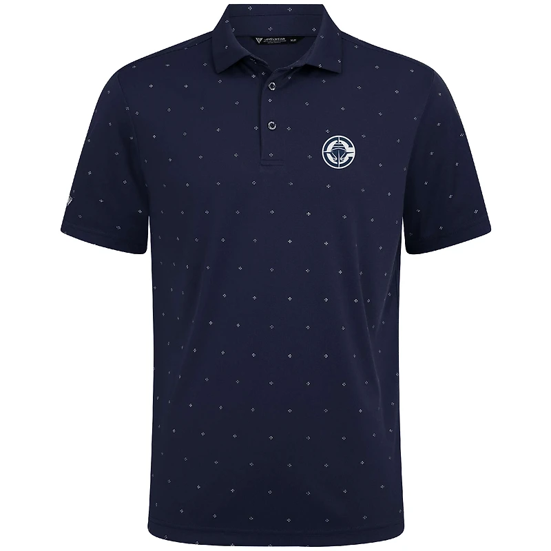Polo Vision bleu marine pour homme Levelwear des LA Clippers
