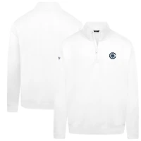 Pull Murray blanc à fermeture éclair quart de tour pour homme Levelwear des LA Clippers