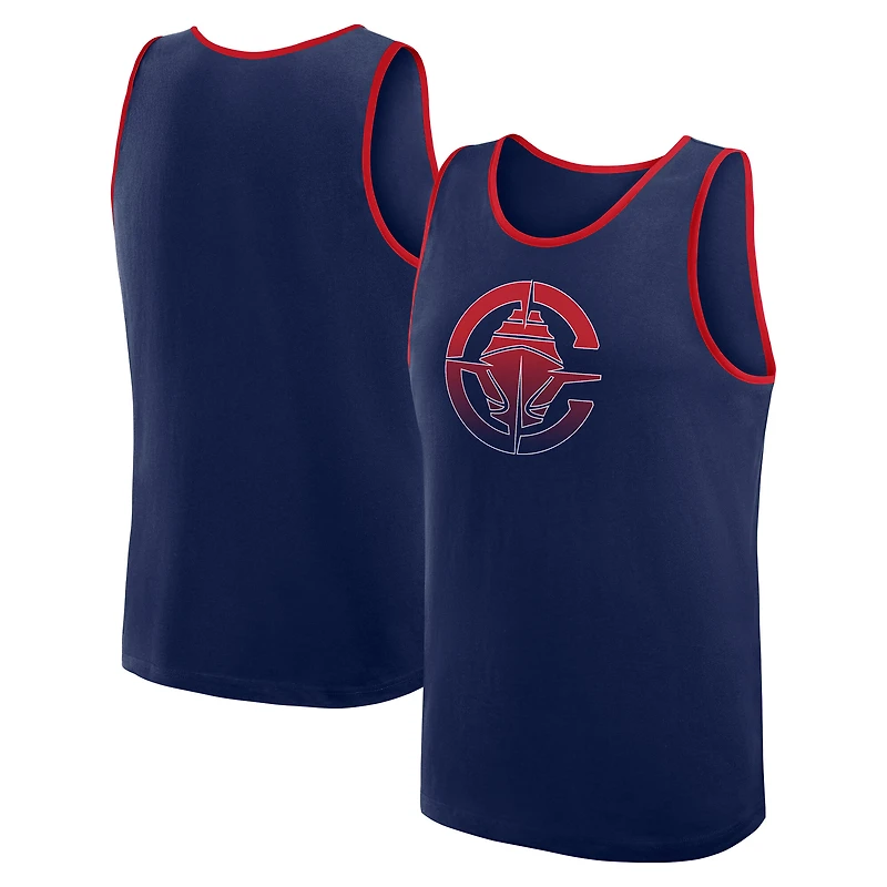 Men's Logo Athletic Navy LA Clippers Unmatched Success Tank Top