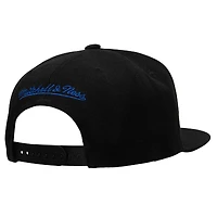 Men's Mitchell & Ness  Black LA Clippers Core Basic Snapback Hat